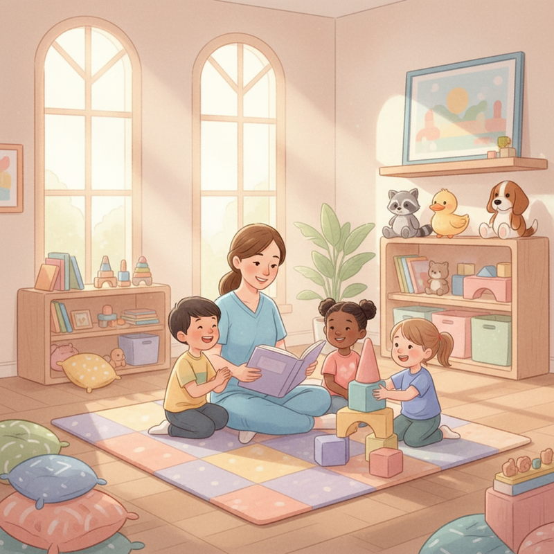 CrewCare Childcare Illustration